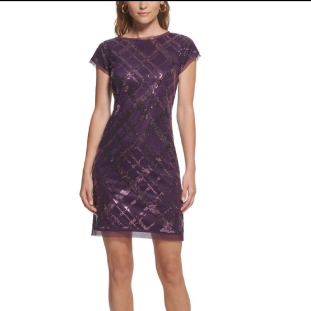 Sequin sheath dress